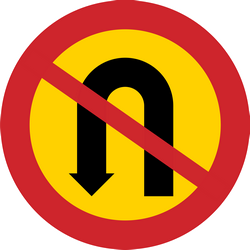 Wenden verboten.