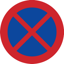 Halten und Parken verboten.