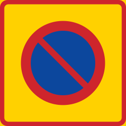 Beginn einer Parkverbotszone.