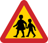 Warnung vor Kindern.