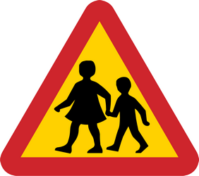 Warnung vor Kindern.