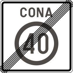 What does this traffic sign mean?