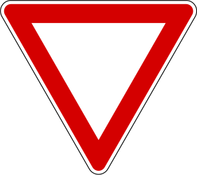 Vorfahrt gewähren.