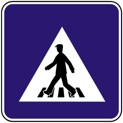 Fußgängerüberweg.