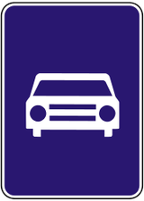 Inicio de autovía.