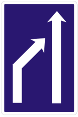 Fin de carril.