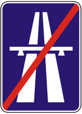 Fin de autopista.