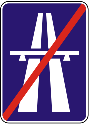 Ende der Autobahn.