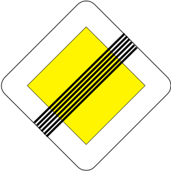 Ende der Vorfahrtstraße.