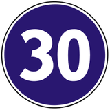 Inicio de velocidad mínima.