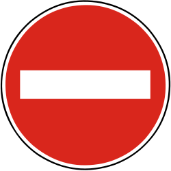 Entrada prohibida.