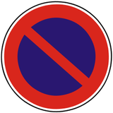 Estacionamiento prohibido.
