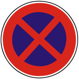 Prohibido parar y estacionar.