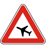 Advertencia de aviones a baja altura.