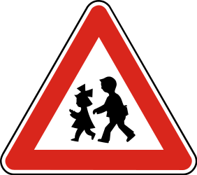Advertencia de niños.