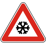 Advertencia de nieve y aguanieve.
