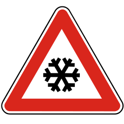 Advertencia de nieve y aguanieve.