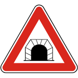 Advertencia de túnel.