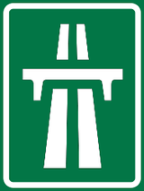 Otoyol başlangıcı.