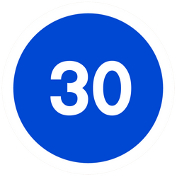 Início de velocidade mínima.