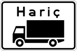 Trucks allowed.