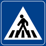 Crossing for pedestrians.
