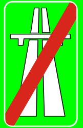 Fin de autopista.