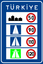 Límites nacionales de velocidad.