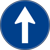 Driving straight ahead mandatory.