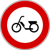 Mopeds prohibited.