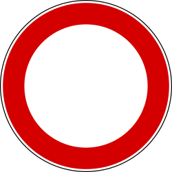 Access prohibited in both directions.