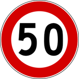 Start of a speed limit.