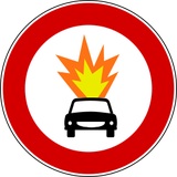 Flammable or explosive goods prohibited.