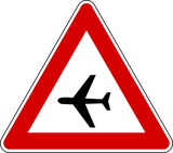 Warning for low-flying aircraft.