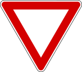 Give way.