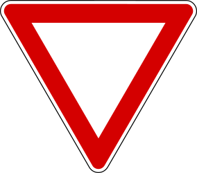 Give way.