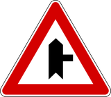 Priority at the junction.