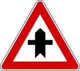 Priority at the junction.