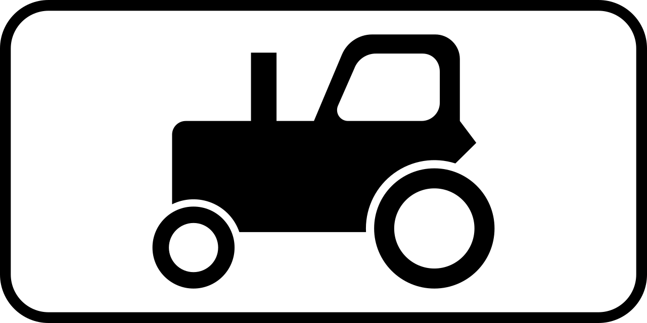 For tractors.