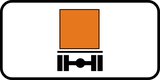 For vehicles carrying dangerous goods.
