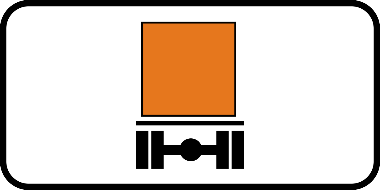 For vehicles carrying dangerous goods.