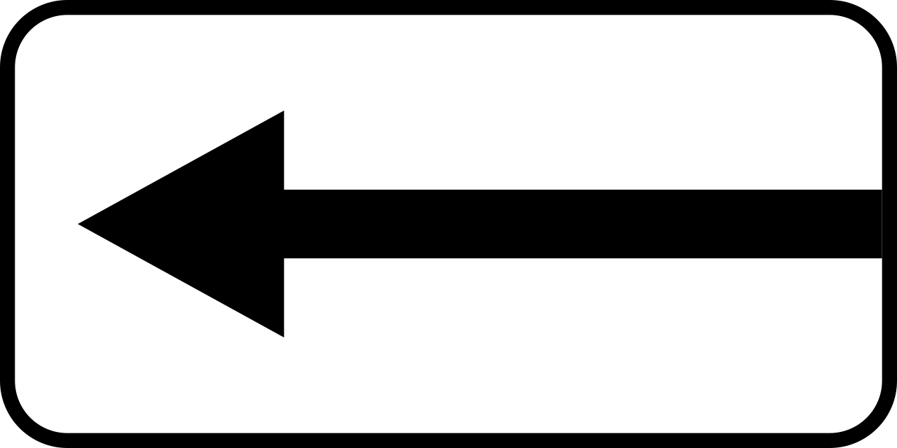 To the left.