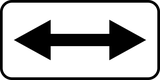 To the left or right.
