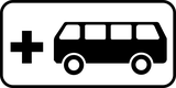 Park and ride with bus.