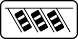 Angle parking to the left.