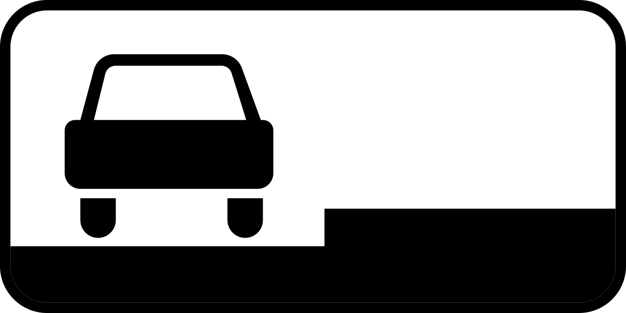 Parallel parking on roadway.