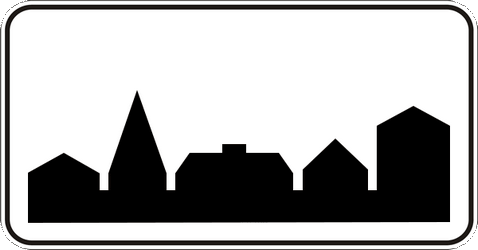 Inicio de zona urbana.