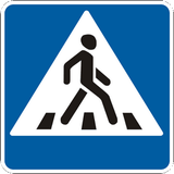 Crossing for pedestrians.