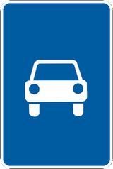 Start of an expressway.