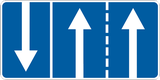 Overview of the lanes and their direction.